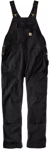 Carhartt Women's Canvas Overalls Black 106001X