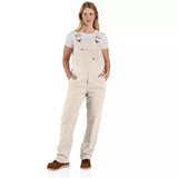 Carhartt Women's Canvas Overalls Natural 106001X
