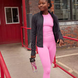 Nike Women's One Fitted Dri-FIT Cropped Tank Top Playful Pink FN2806FA24