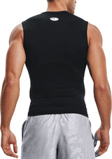 Under Armour Men's HeatGear Compression Shirt Black/White 1361522