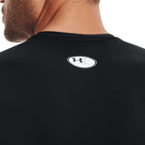 Under Armour Men's HeatGear Compression Shirt Black/White 1361522
