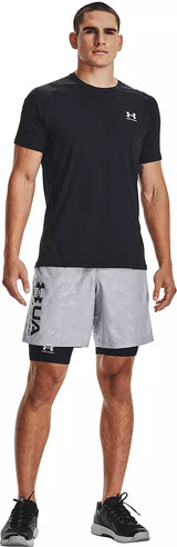 Under Armour Men's HeatGear Long Compression 9" Shorts Black 1361602