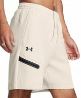 Under Armour Men's Unstoppable Fleece Shorts Summit White/Black 1379809