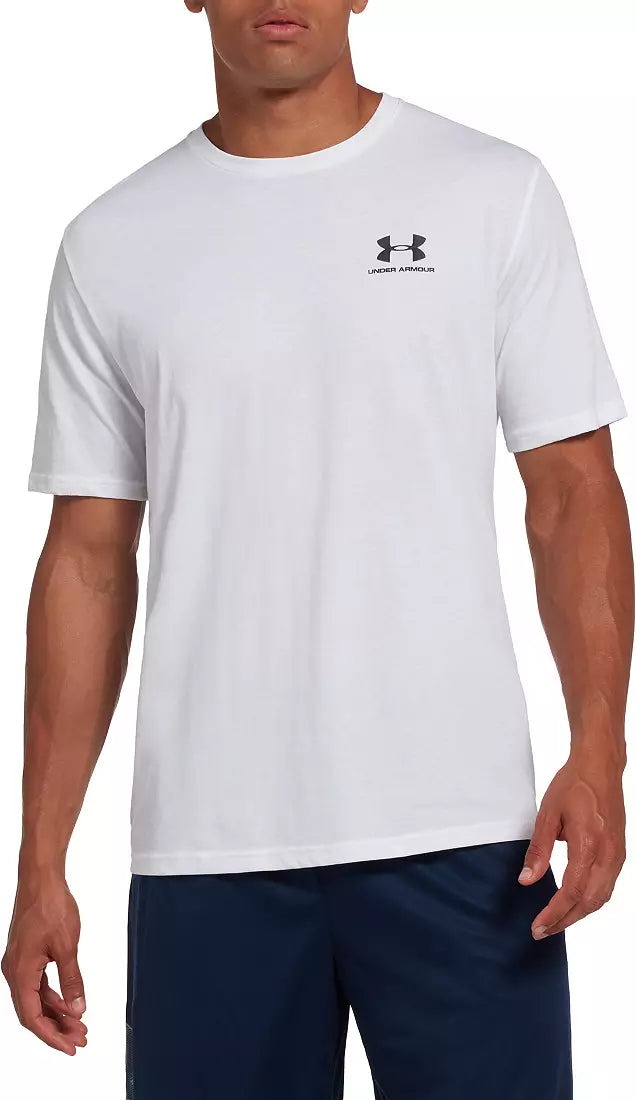 Under Armour Men's Sportstyle Left Chest Graphic T-Shirt White/Black 1326799-100