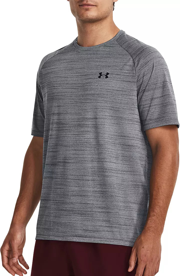 Under Armour Men's Tech™ 2.0 Short Sleeve T-Shirt Pitch Gray Tiger Tech 1345317