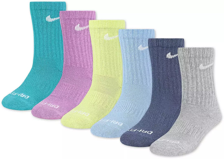 Nike Little Kids Performance Basic Crew Socks Dusty Cactus UN0019
