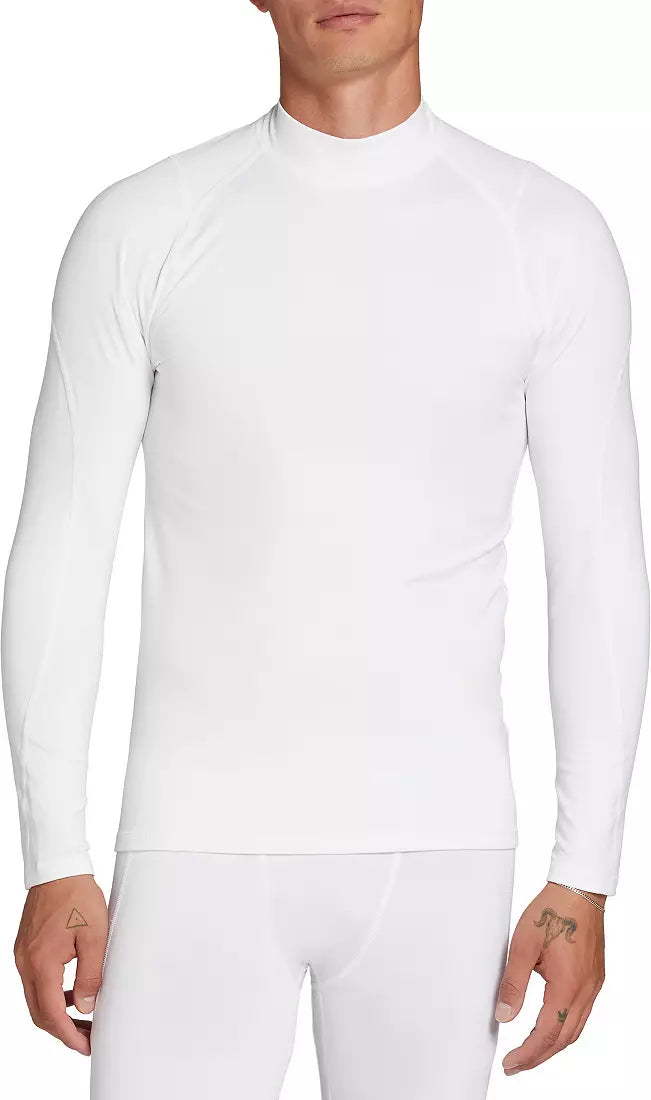 DSG Cold Weather Compression Mock Neck Pure White DAM59601