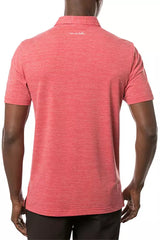 TravisMathew Men's The Heater Golf Polo Heather Scooter 1MW395-6HSC