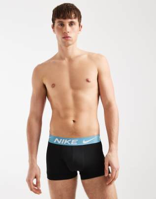 Nike Dri-FIT Essential Micro Trunks Black/Blue KE1156