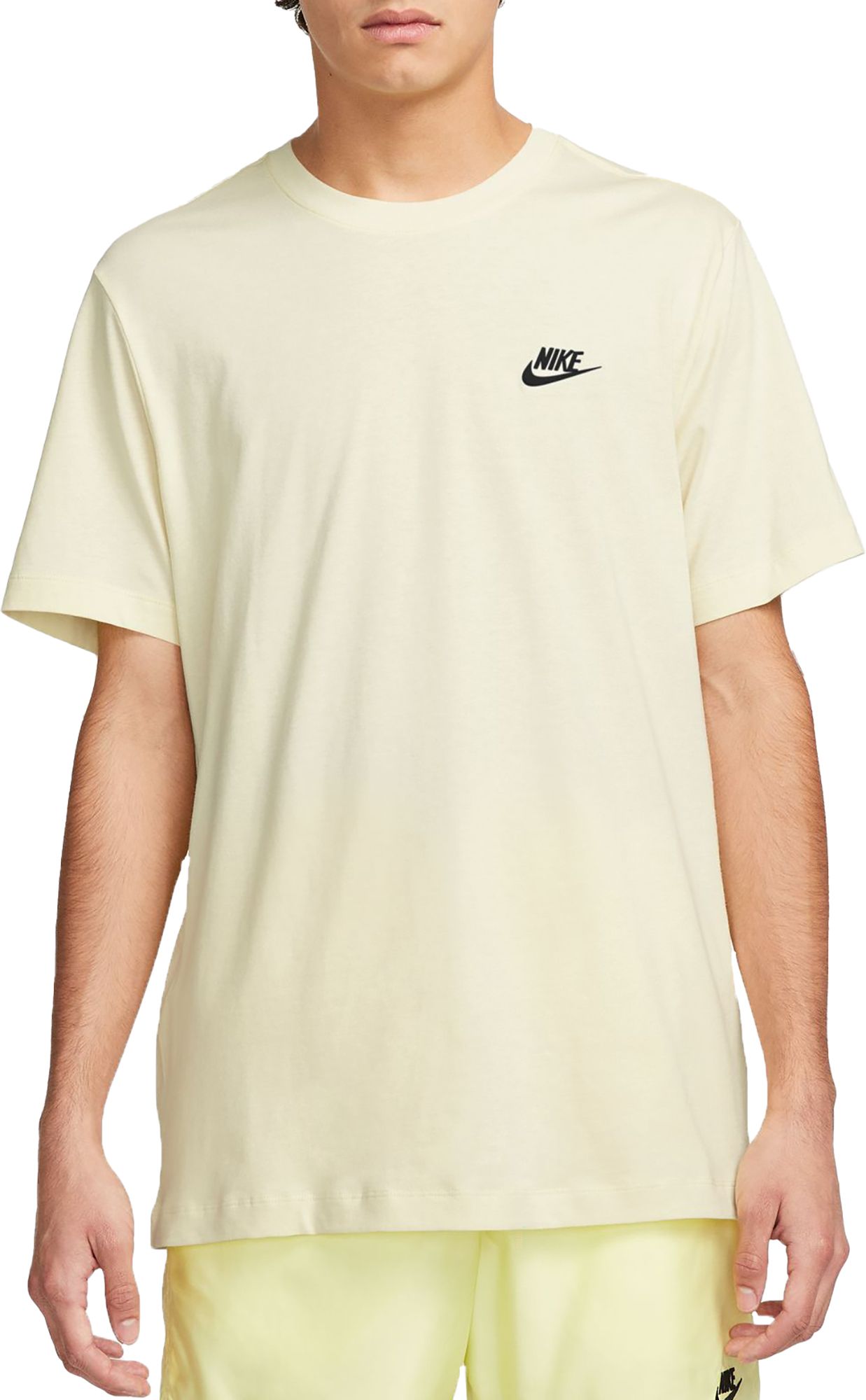 Nike Sportswear Club Men’s T-Shirt Sail/Black AR4997