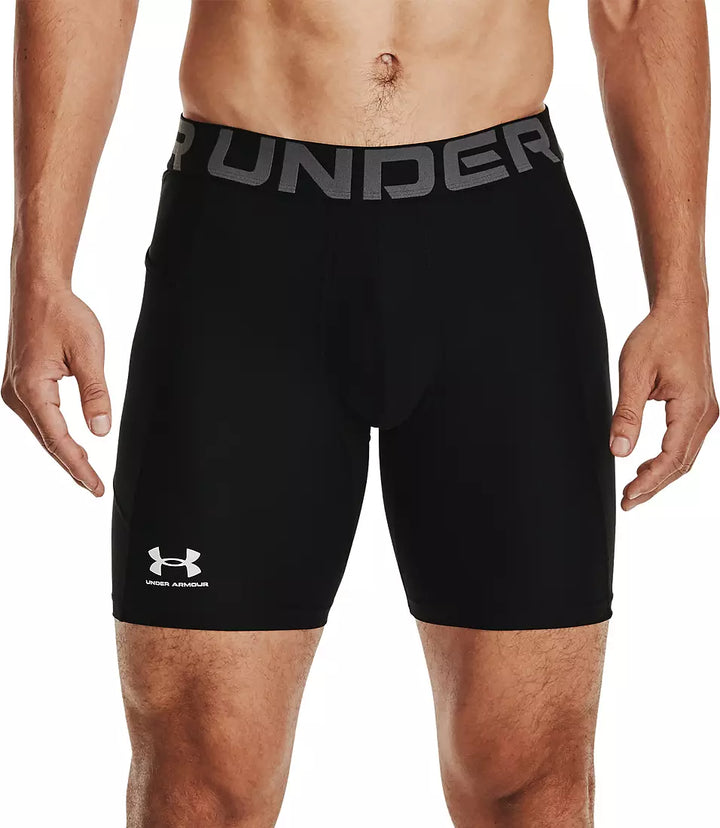 Under Armour Men's HeatGear Compression 6" Shorts Black 1361596