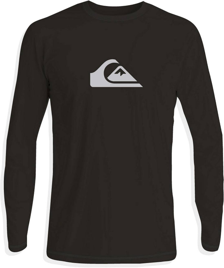 Quiksilver Men's Solid Streak Long Sleeve Rashguard Black EQYWR03385