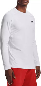 Under Armour Men's ColdGear® Armour Fitted Crew White/Black 1366068