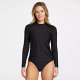 Calia Long Sleeve Swim Rashguard Pure Black WSA23800