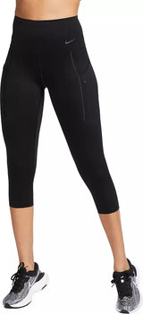 Nike Women’s Go Firm Support High-Waisted Cropped Leggings Black DQ5881