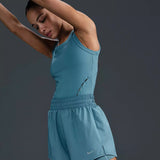 Nike One Women's Dri-FIT High-Waisted 3" 2-in-1 Shorts Smoke Blue DX6016SU25