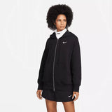 Nike Sportswear Phoenix Fleece Oversized Full-Zip Hoodie Black/Sail - DQ5758