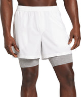 DSG Men’s 2-in-1 Agility Shorts Pure White/Mid Gray DAM13107HL