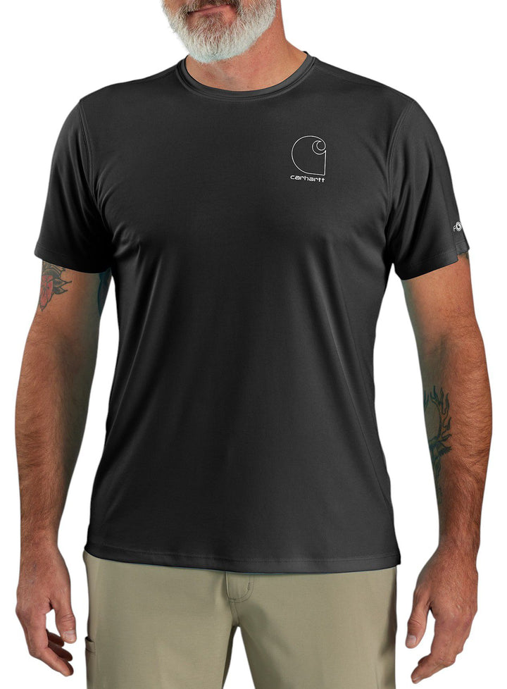 Carhartt Men’s Force Sun Defender Short Sleeve T-Shirt Black 106163