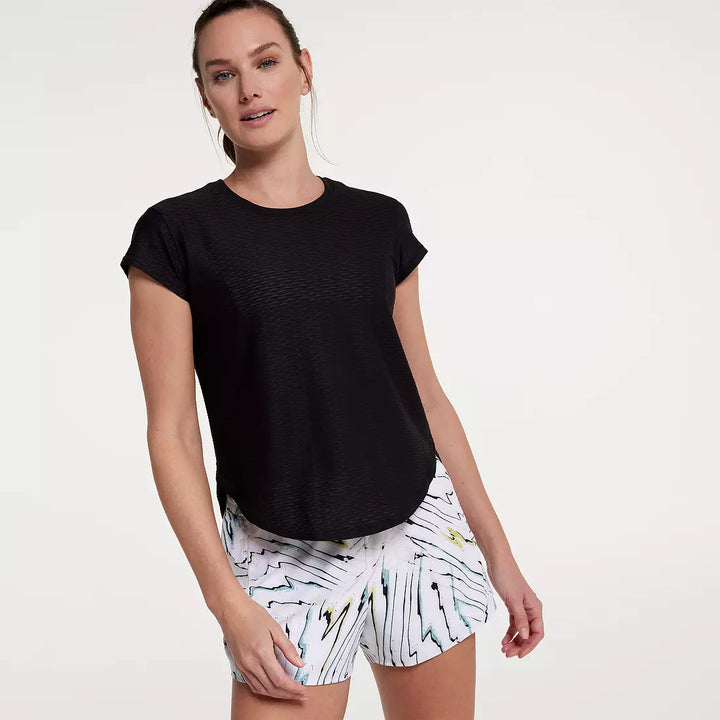 Calia Renew Short Sleeve Tee Pure Black WAX11206T