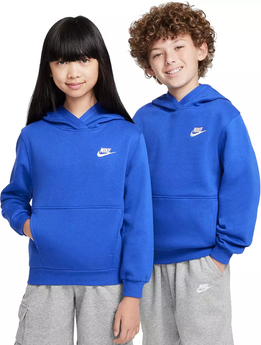 Nike Kids' Sportswear Club Fleece Hoodie Royal Pulse FD3000