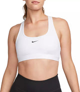 Nike Women's Swoosh Light Support Non-Padded Sports Bra White DX6817