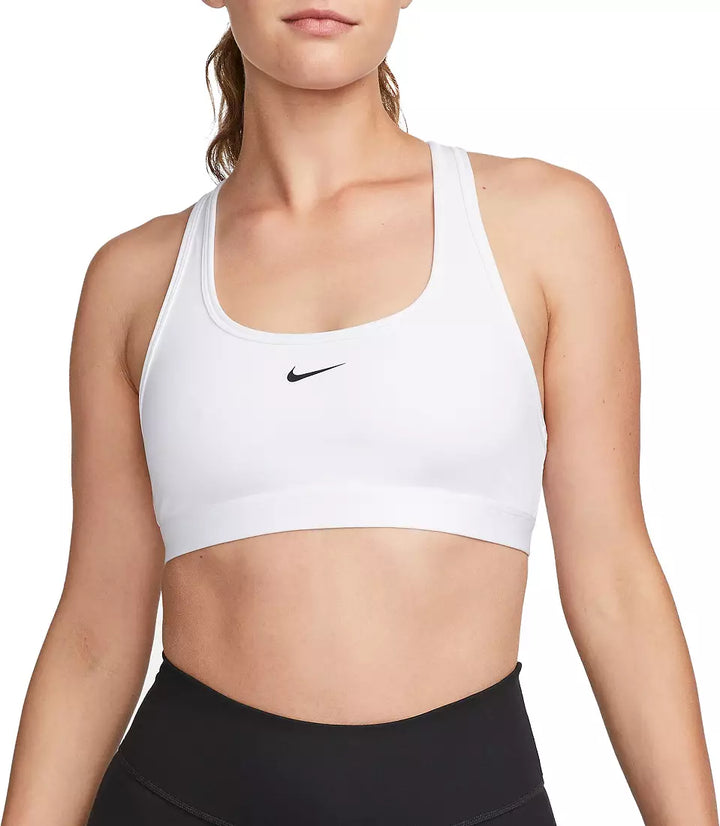 Nike Women's Swoosh Light Support Non-Padded Sports Bra White DX6817