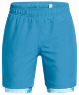 Under Armour Boys' Woven 2-in-1 Shorts Ether Blue 1383342