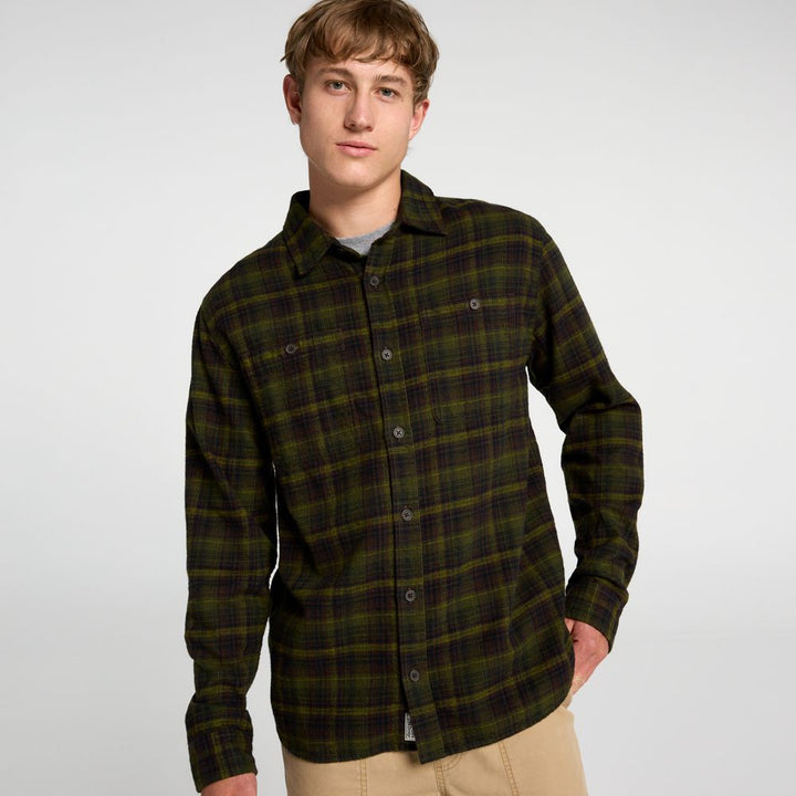 Alpine Design Men’s Midweight Flannel Green Plaid ADM24300