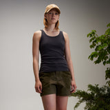 Alpine Design Women’s Peak Ribbed Tank Top Washed Midnight Black ADW24103