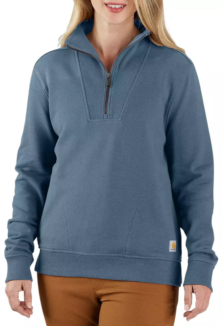 Carhartt Women's TENCEL™ Quarter-Zip Thundercloud 106451X