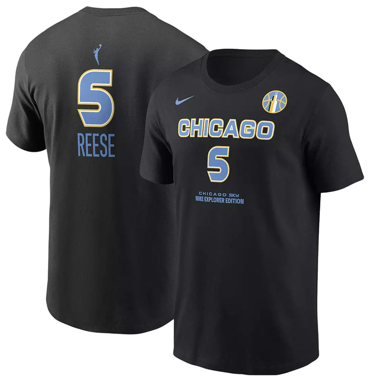 Nike Adult Chicago Sky Angel Reese 5 Explorer T Shirt Black P031083WCHINAR