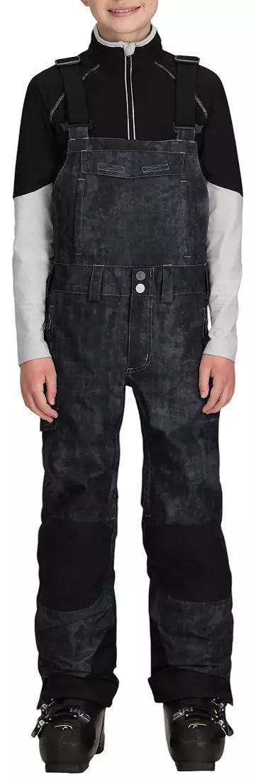 Obermeyer Boys Carver Snow Bibs Steel Frost 45031OB