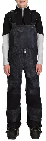 Obermeyer Boys Carver Snow Bibs Steel Frost 45031OB