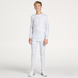 DSG Boys’ Compression Full Length Tights Pure White Perfect Camo DAB24503PRT
