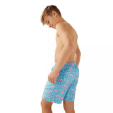 Chubbies Boys Classic Swim Trunks Domingo Flamingo 412241-01