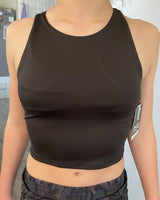 DSG Girls’ Shelf Bra Tank Top Pure Black DAG12109