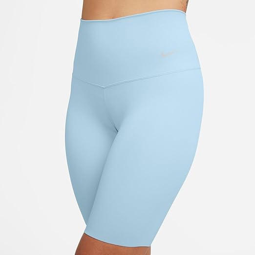 Nike Zenvy Gentle-Support High-Waisted 8" Biker Shorts Light Armory Blue DQ6003