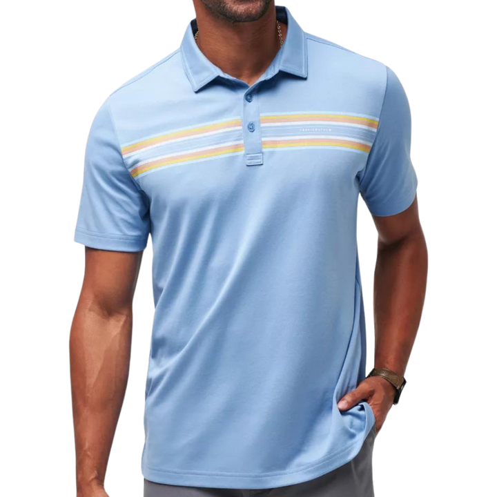 TravisMathew Coral Beds Men's Polo Quiet Harbor - 1MAA050-4QHR