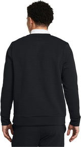Under Armour Unstoppable Fleece Grid Crew - Men's Black/Black 1387904