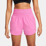 Nike One Women's Dri-FIT Ultra High-Waisted 3" Brief-Lined Shorts Playful Pink DX6642SP24