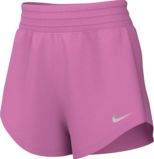 Nike One Women's Dri-FIT Ultra High-Waisted 3" Brief-Lined Shorts Playful Pink DX6642SP24