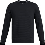 Under Armour Unstoppable Fleece Grid Crew - Men's Black/Black 1387904