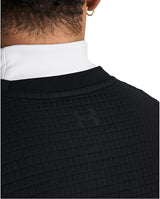 Under Armour Unstoppable Fleece Grid Crew - Men's Black/Black 1387904