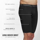 Adidas Performance Boxer Brief Underwear 3-Pack Black