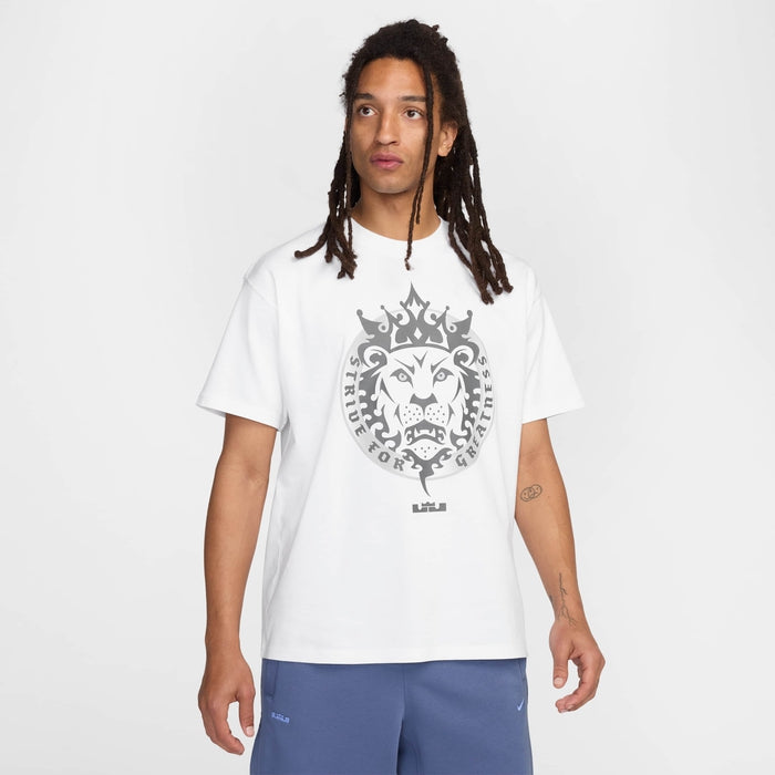 Nike LeBron Men's Max90 Basketball T-Shirt White HJ3341