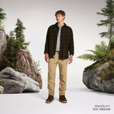 Alpine Design Men’s Midweight Flannel Green Plaid ADM24300