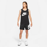 Nike Men’s Sportswear Icon Futura Tank Top Black/White AR4991