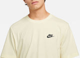 Nike Sportswear Club Men’s T-Shirt Sail/Black AR4997