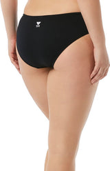 TYR Women’s Solid Mid Rise Bottoms Black Black BSLW7A